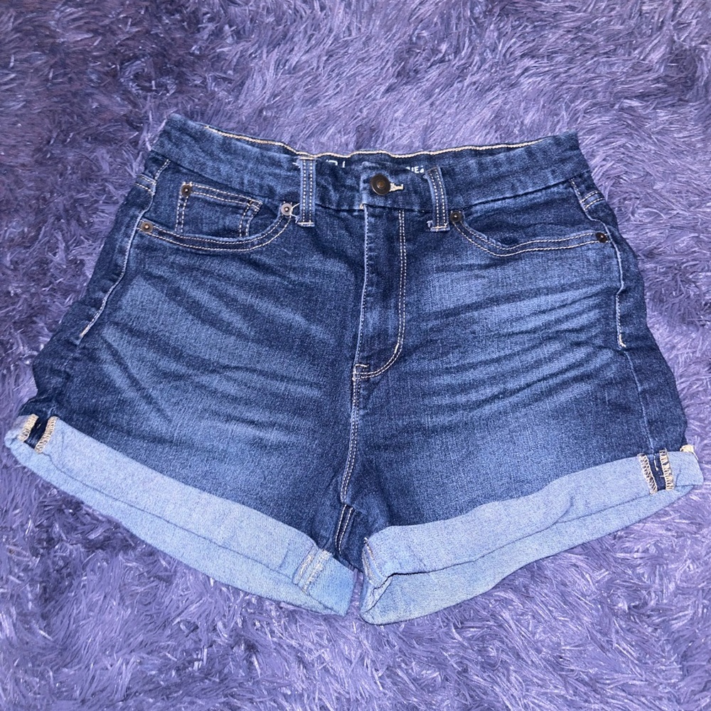 No Boundaries size 11 dark blue jeans shorts